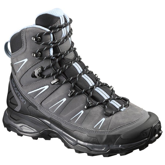 SALOMON X ULTRA TREK GTX® W Philippines - Women's Hiking Shoes - Black/Grey | 237841-SIR